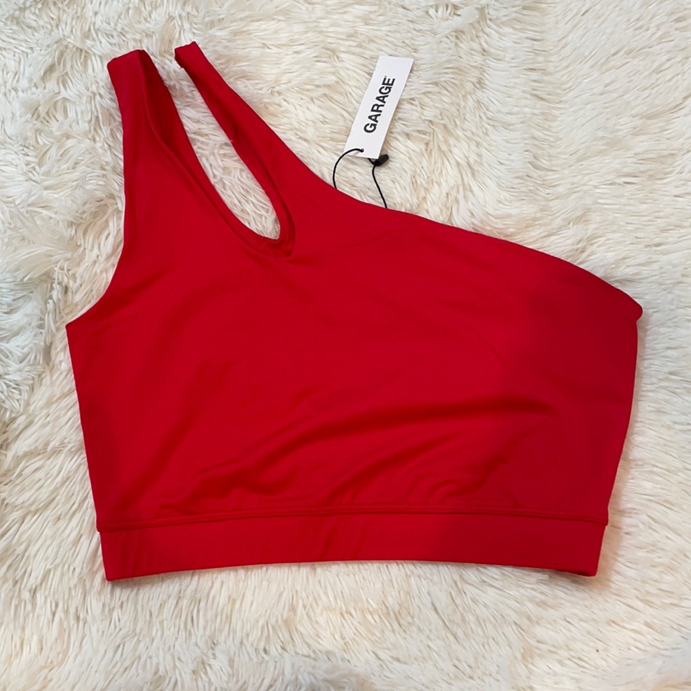 Garage off the shoulder top